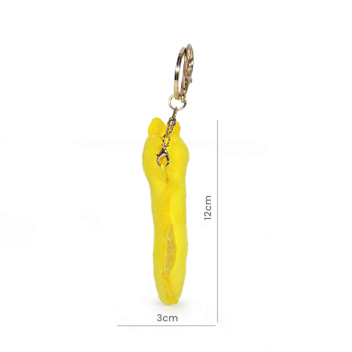 LLAVERO HIPOCAMPO 12cm - AMARILLO
