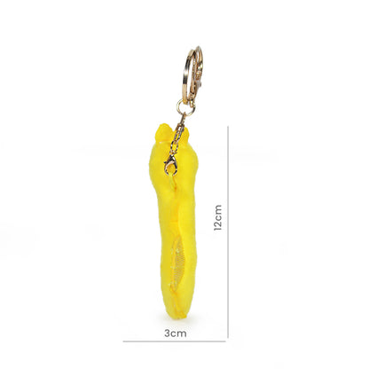 LLAVERO HIPOCAMPO 12cm - AMARILLO