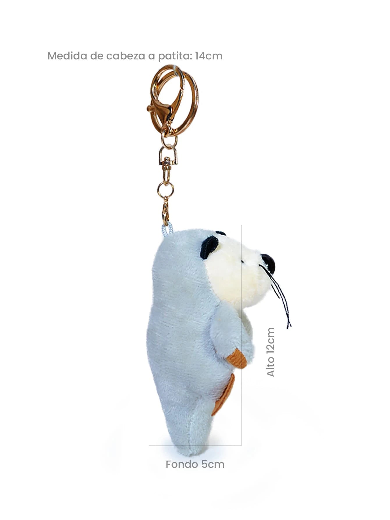 LLAVERO NUTRIA 12 cm