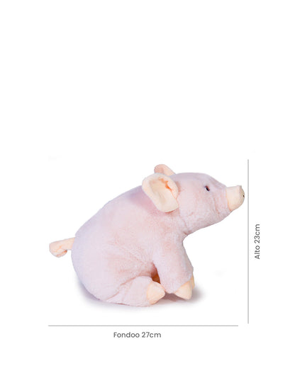 Peluche Cerdo Puerquiño 20cm rosa