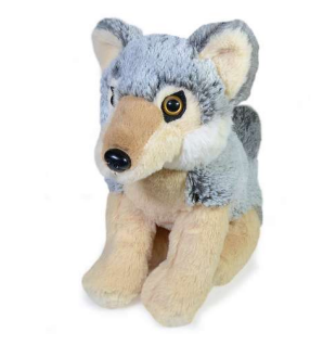 Lobo de Peluche Géminis 23 cm
