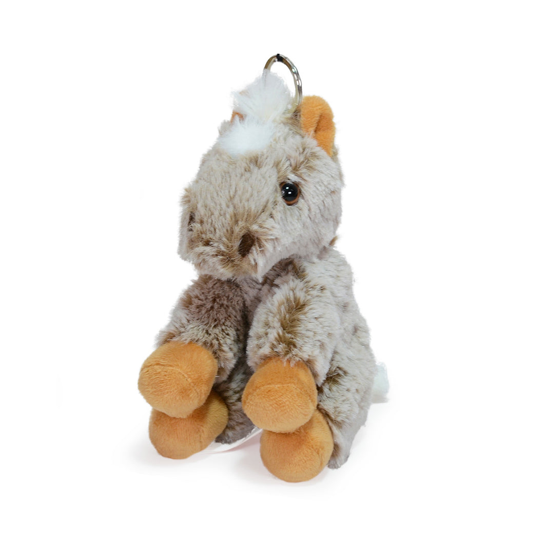 LLAVERO CABALLO 12cm - CAFÉ