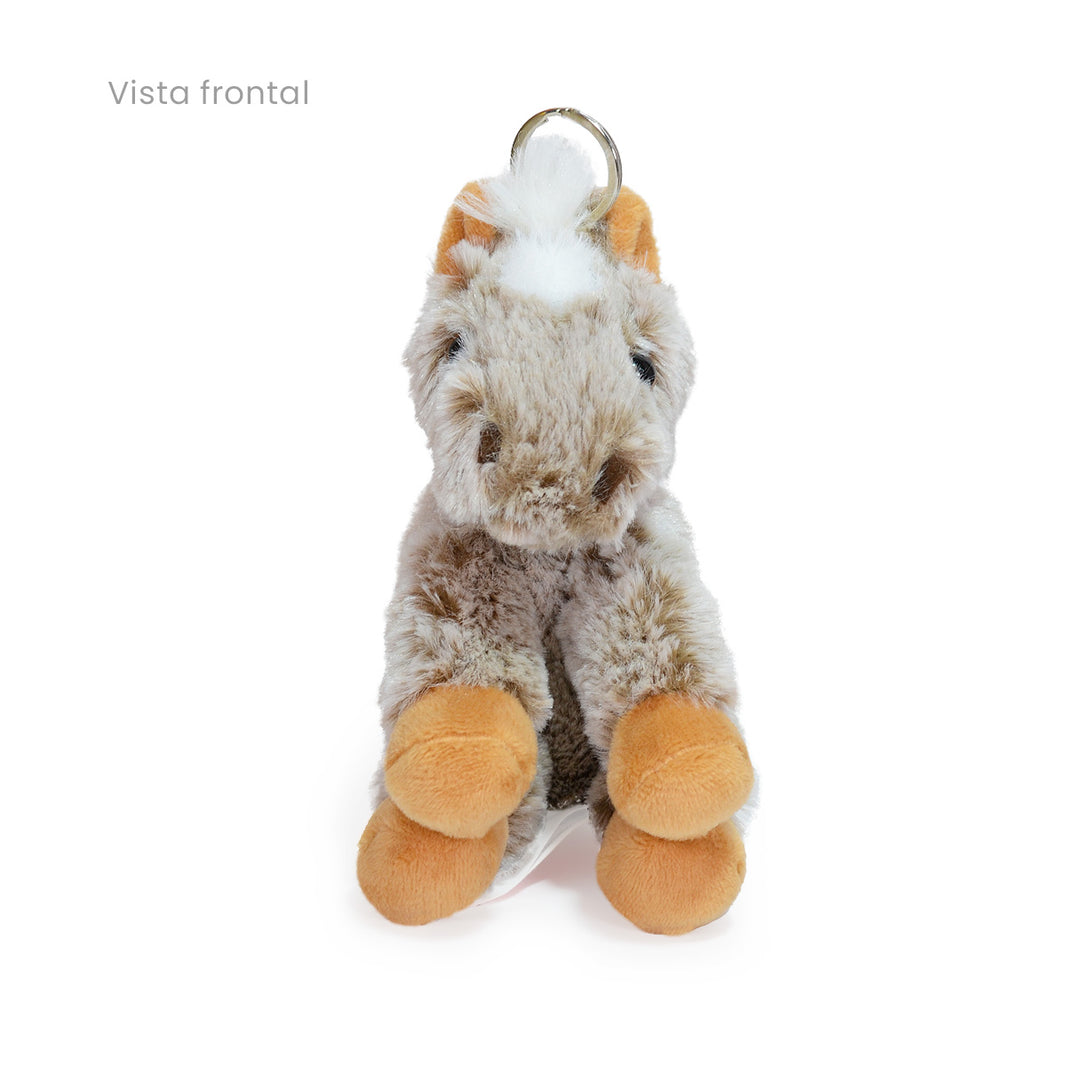 LLAVERO CABALLO 12cm - CAFÉ