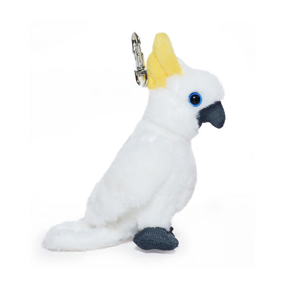 LLAVERO CACATUA 12cm - BLANCO