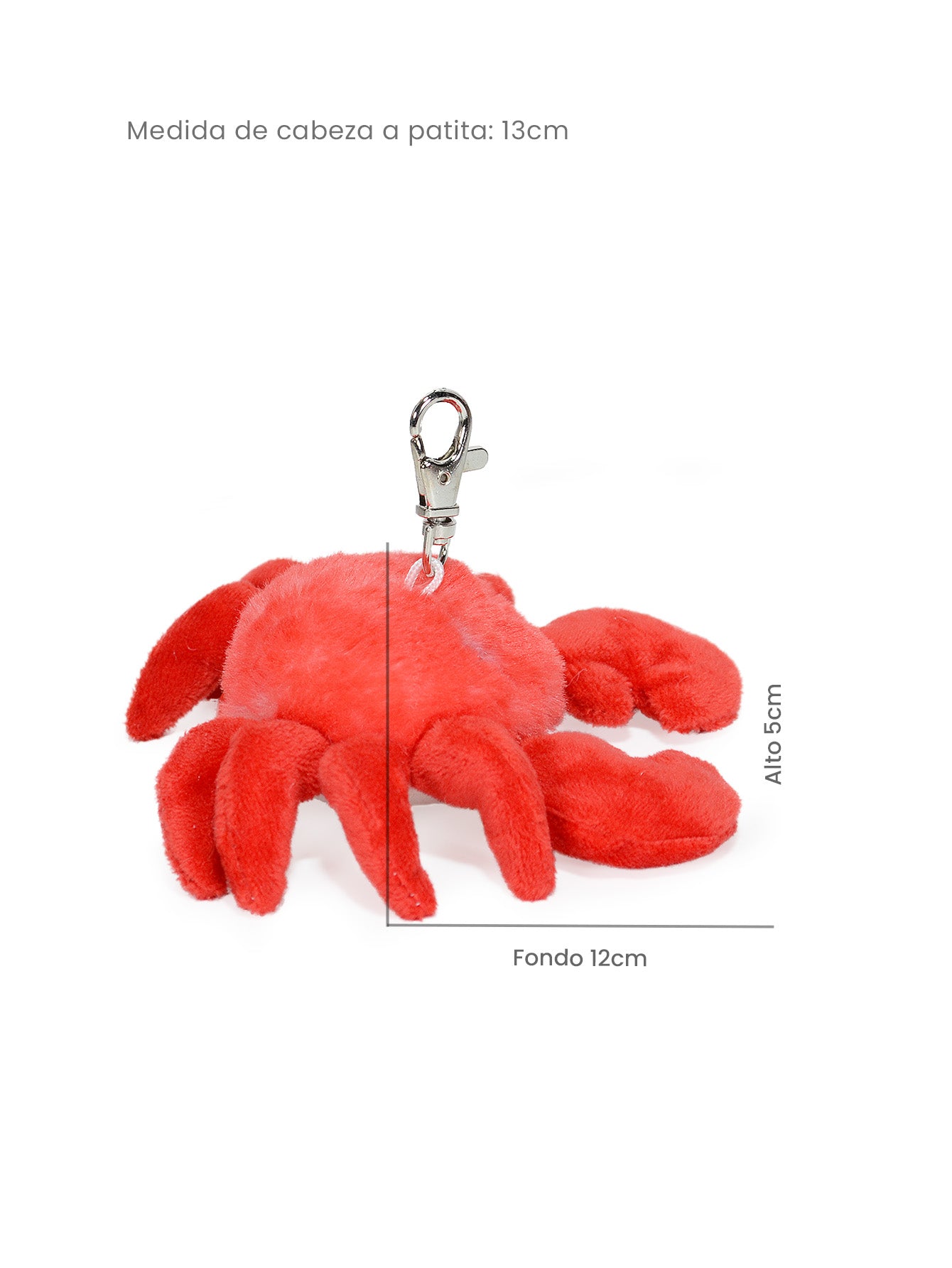 Llavero de Peluche Cangrejo Kai 12 cm