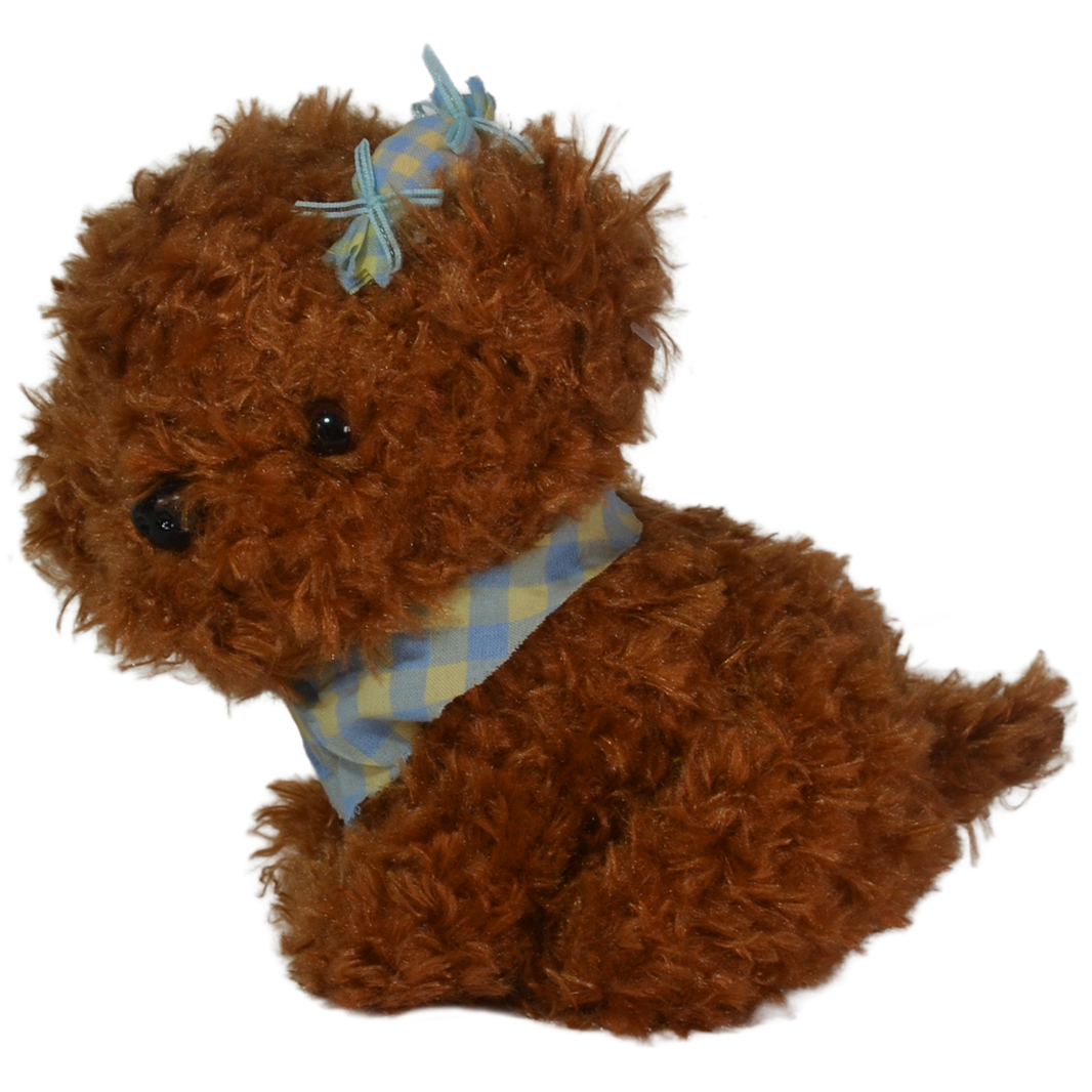 PERRO JESÚS 20CM - CAFÉ