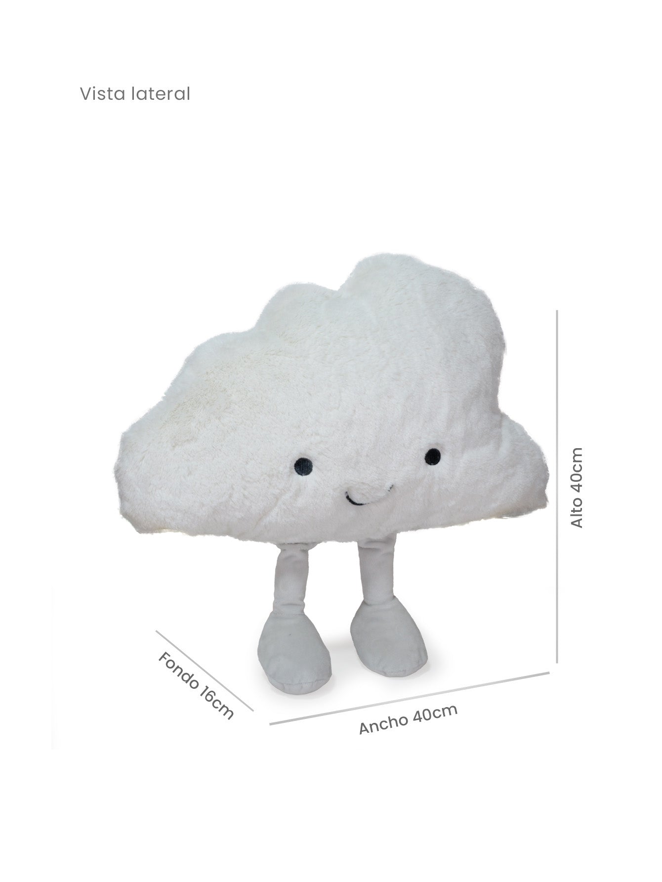 NUBE AURORA 45cm BLANCO