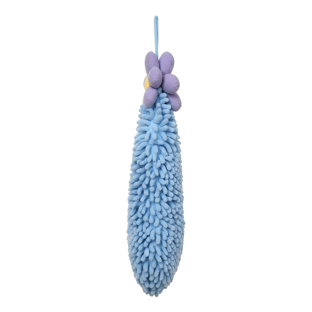 Toalla Flor 40 cm Azul