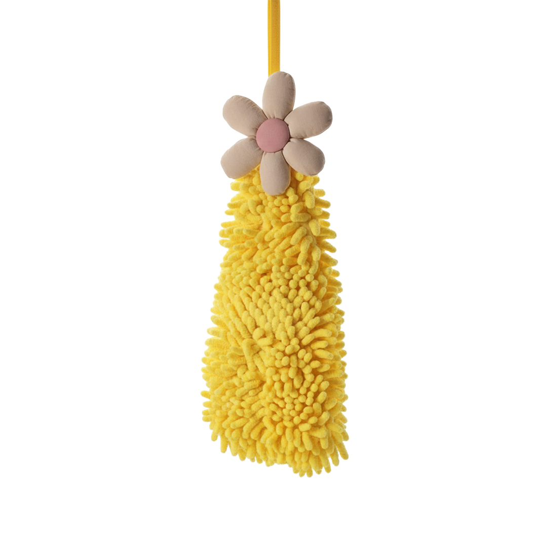 Toalla Flor 40 cm Amarillo