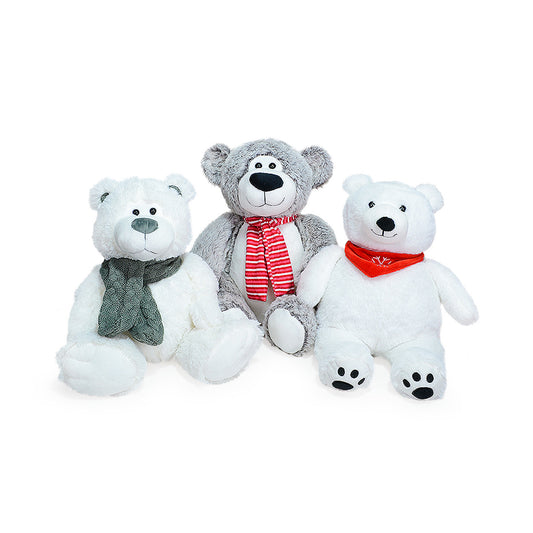 Paquete de peluches Navidad 3 piezas multicolor